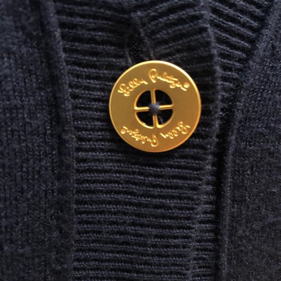 Lily Pulitzer Navy Blue Cardigan Sweater - Picture 5 of 6